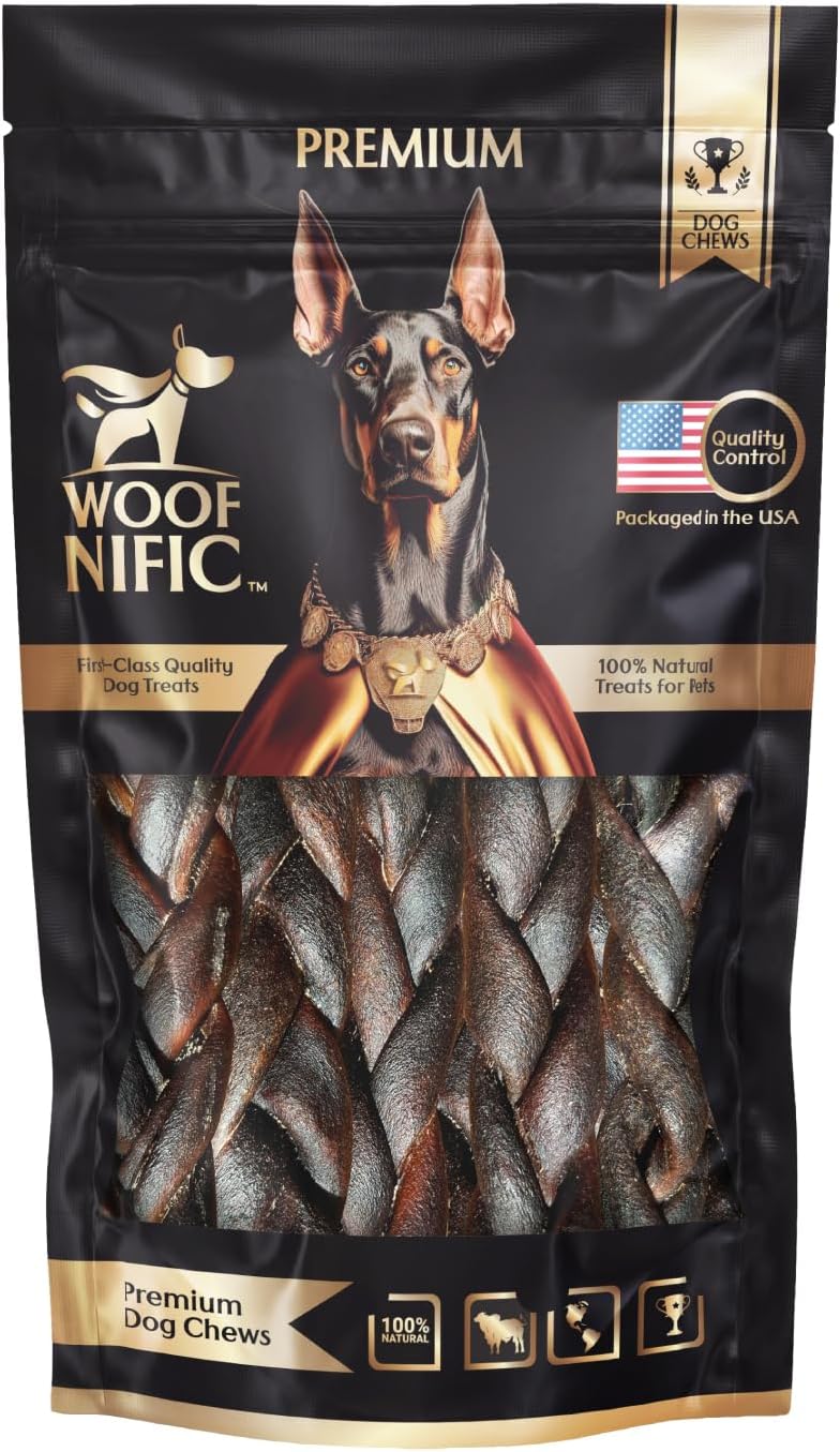 Braided Beef Collagen Dog Chews, 6" – 3 or 7 Pack - Image 3