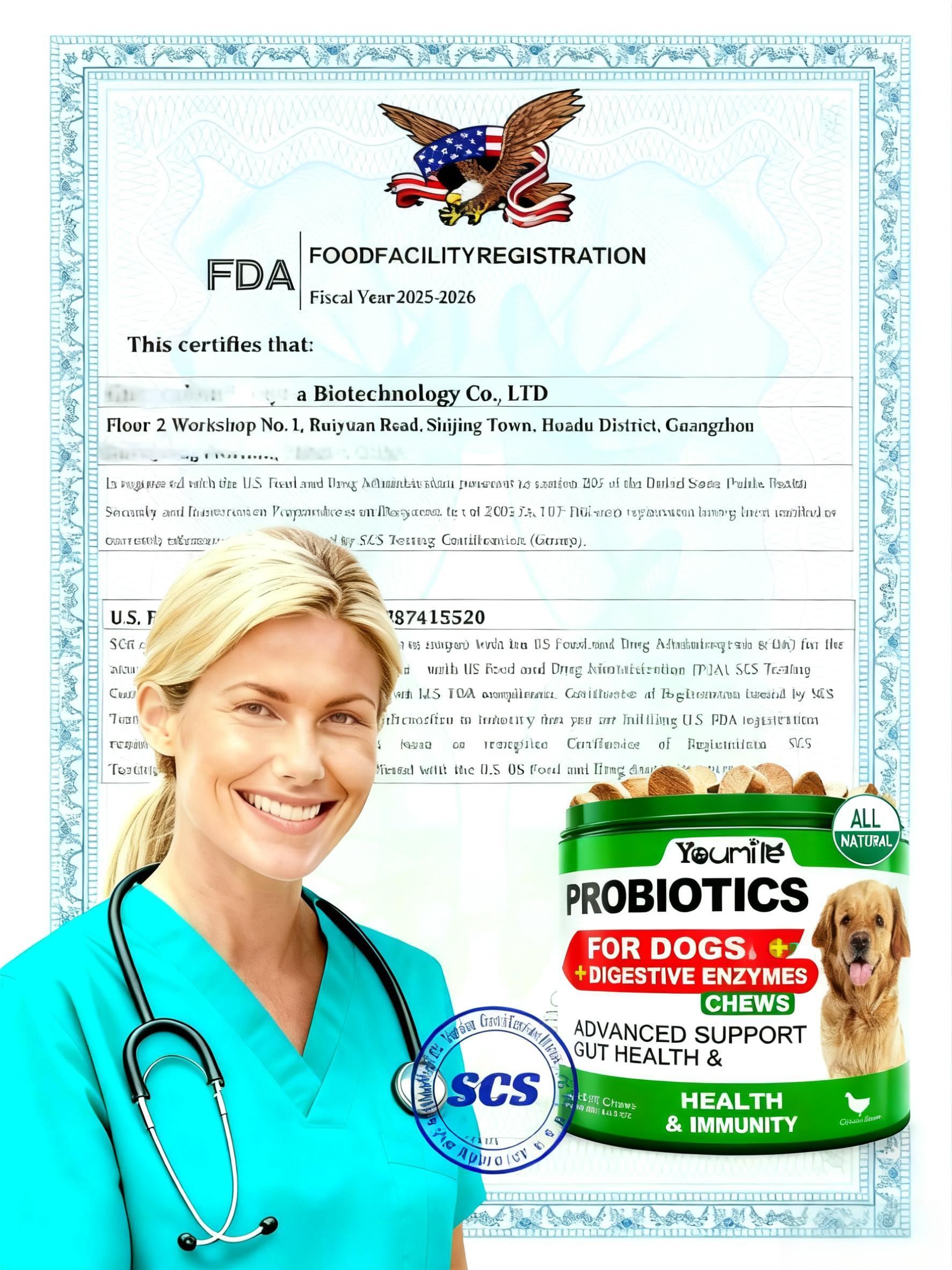 Youmile Probiotics For Dogs Soft Chews For Seasonal Allergies, Gut, And Digestive Health. Vet-Reviewed, Premium-Quality Ingredients - Supplements Dog Vitamin Hip And Joint Supplement - Image 2