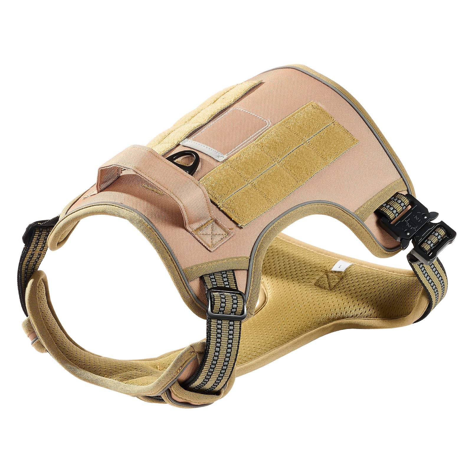 Dog Harness For Large Dogs No Pull Tactical Dog Harness Adjustable Pet Vest - Image 2