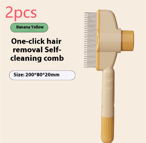 Professional Pet Comb For Dogs And Cats With Release Button Flea Cat Combs For Cats And Dogs - Easy To Use And Durable Grooming Tool Pet Products - Image 8