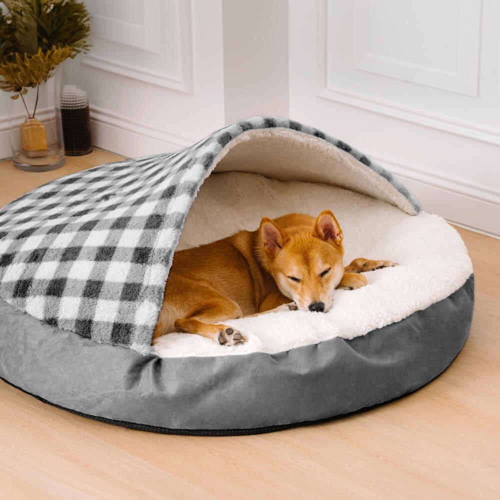 Plush Dog Nest Cat Bed Plush Dog Universal - Image 2