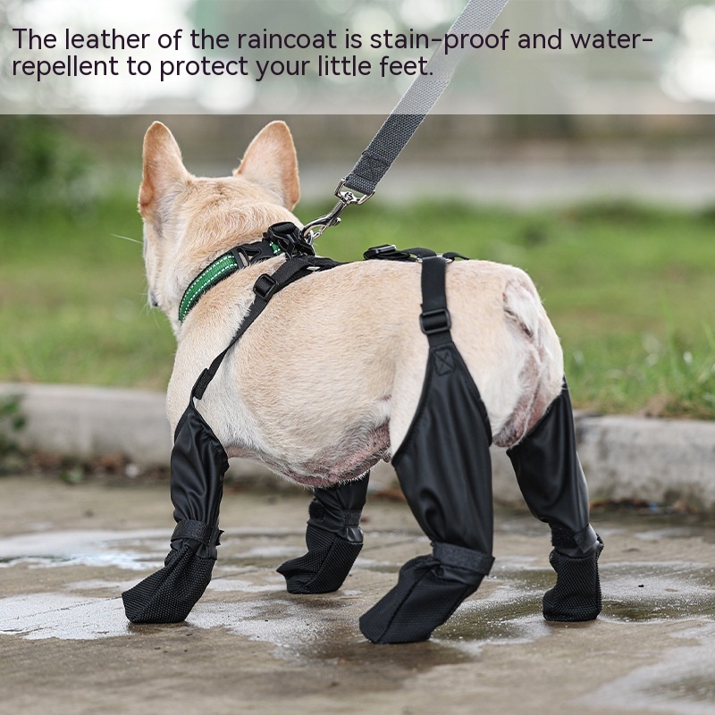 Waterproof Dog Shoes Adjustable Dog Boots Pet Breathbale Shoes For Outdoor Walking Soft French Dog Shoes Pets Paws Protector Pet Products - Image 10