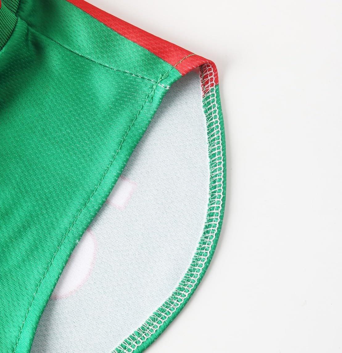 Mexico Pet Dog Jersey Costume, Summer Cooling Mesh Fabric, Soccer Sportswear Team Jersey, Lightweight Football Casual Clothes For Small Dogs - Image 2