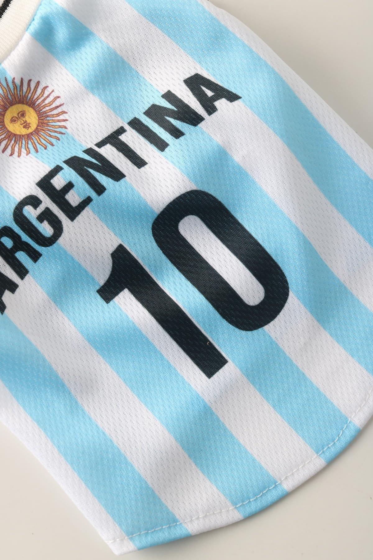 Mexico Pet Dog Jersey Costume, Summer Cooling Mesh Fabric, Soccer Sportswear Team Jersey, Lightweight Football Casual Clothes For Small Dogs - Image 7