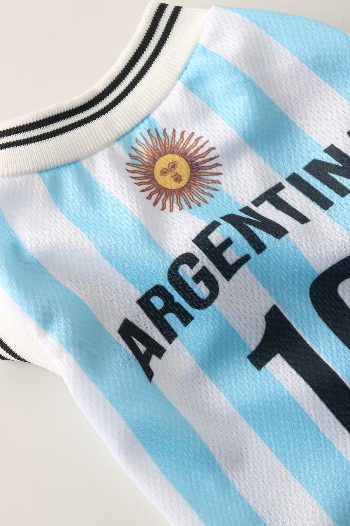Mexico Pet Dog Jersey Costume, Summer Cooling Mesh Fabric, Soccer Sportswear Team Jersey, Lightweight Football Casual Clothes For Small Dogs - Image 10